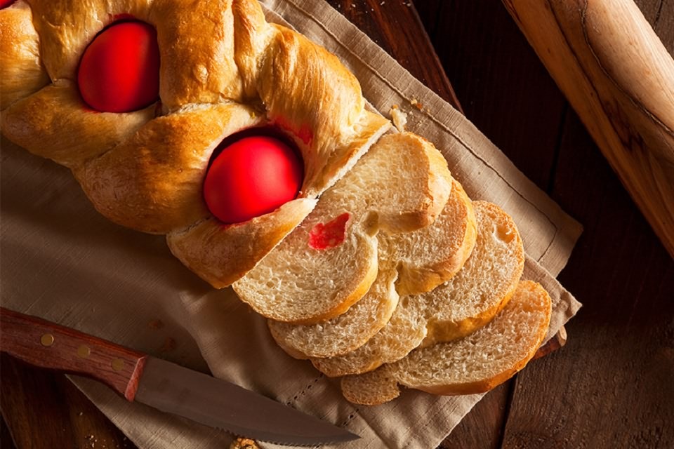 Greek Tsoureki Greek Easter Sweet Bread